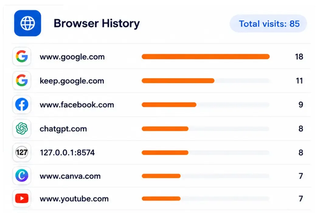 Browser History Monitoring